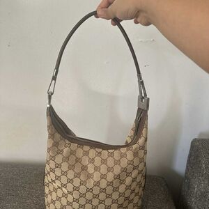 Gucci Tan and Brown Shoulder Bag